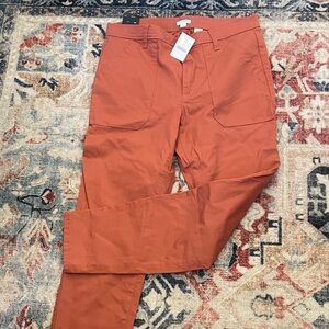 J. Crew Men's Burnt Orange Cargo Pants